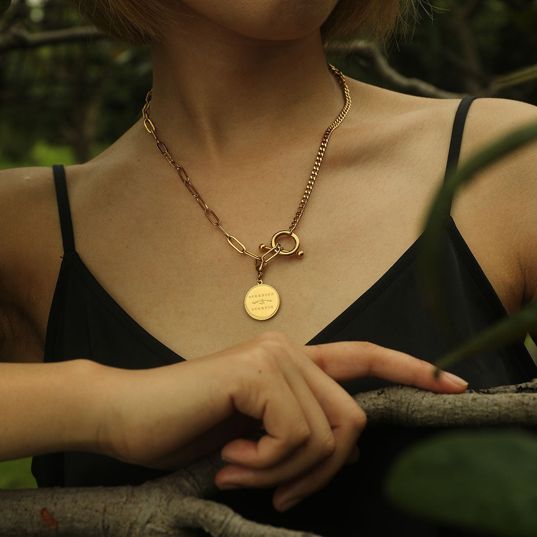 ZODIAC CONSTELLATION Double Sided Charm