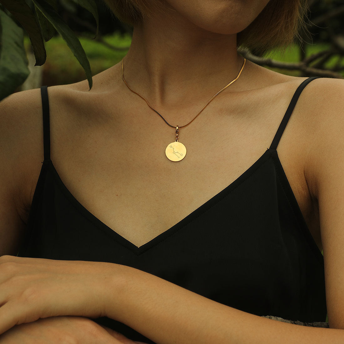 ZODIAC CONSTELLATION Double Sided Charm