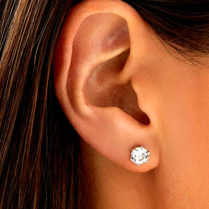 CODI Gold: Moissanite (Diamond Alternative) Essential Daily Studs