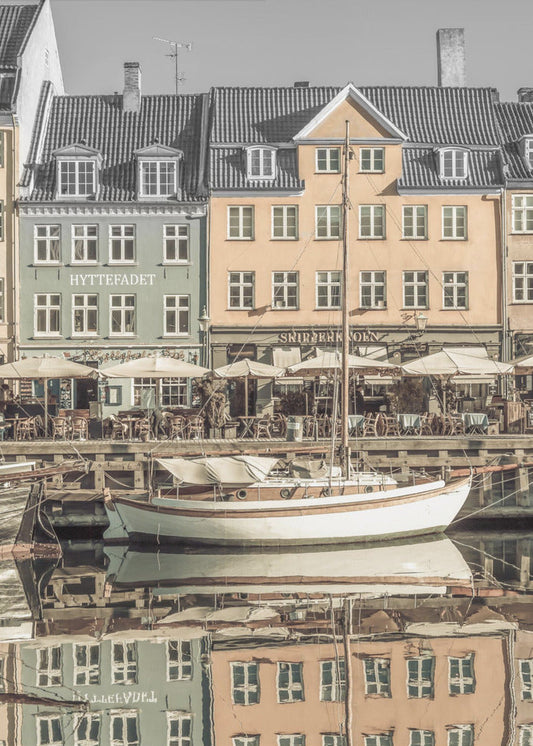 Wall art COPENHAGEN VINTAGE Quiet Nyhavn
