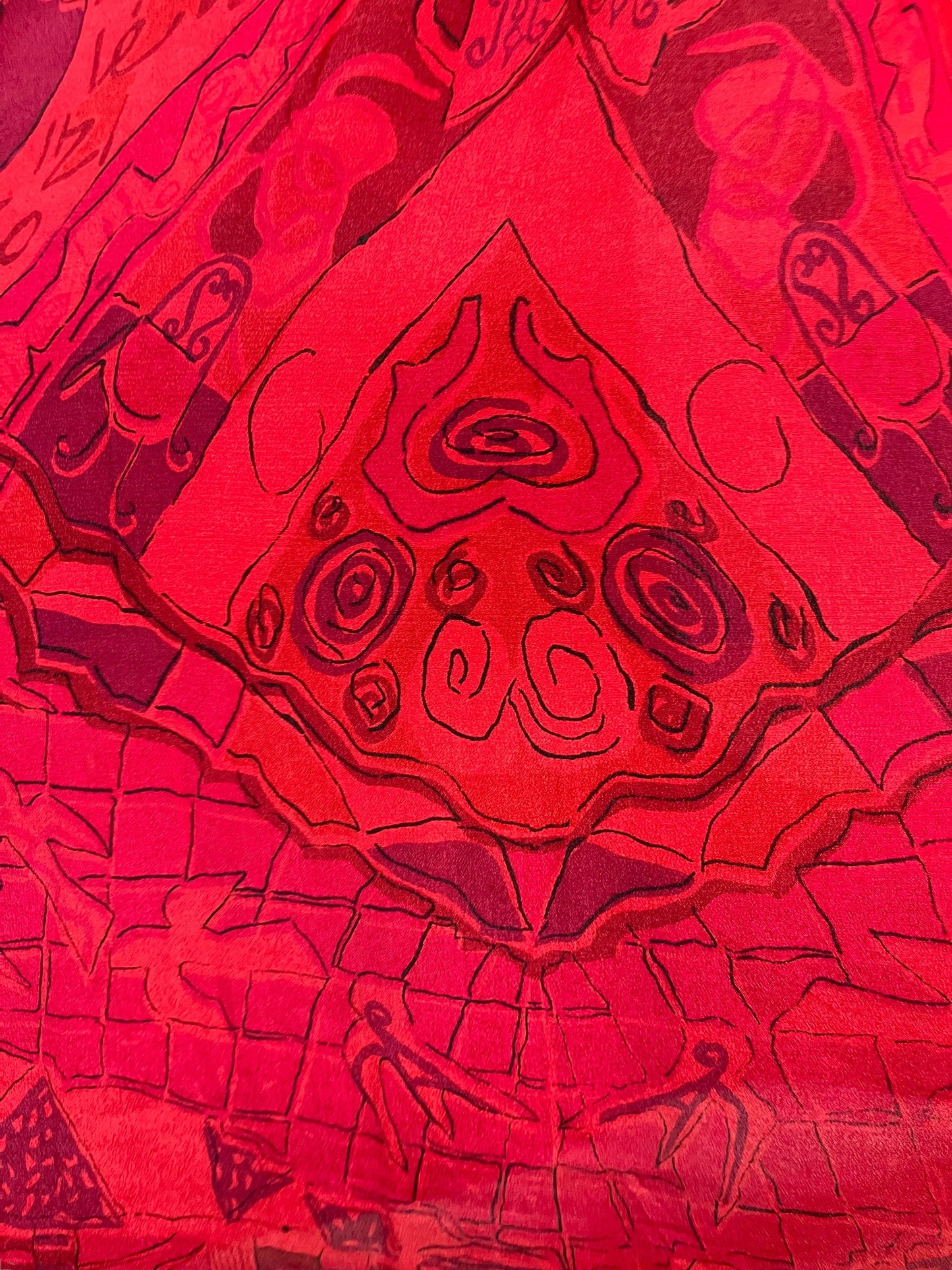 PRC6417 Avatar Pure Silk Maxi Kaftan