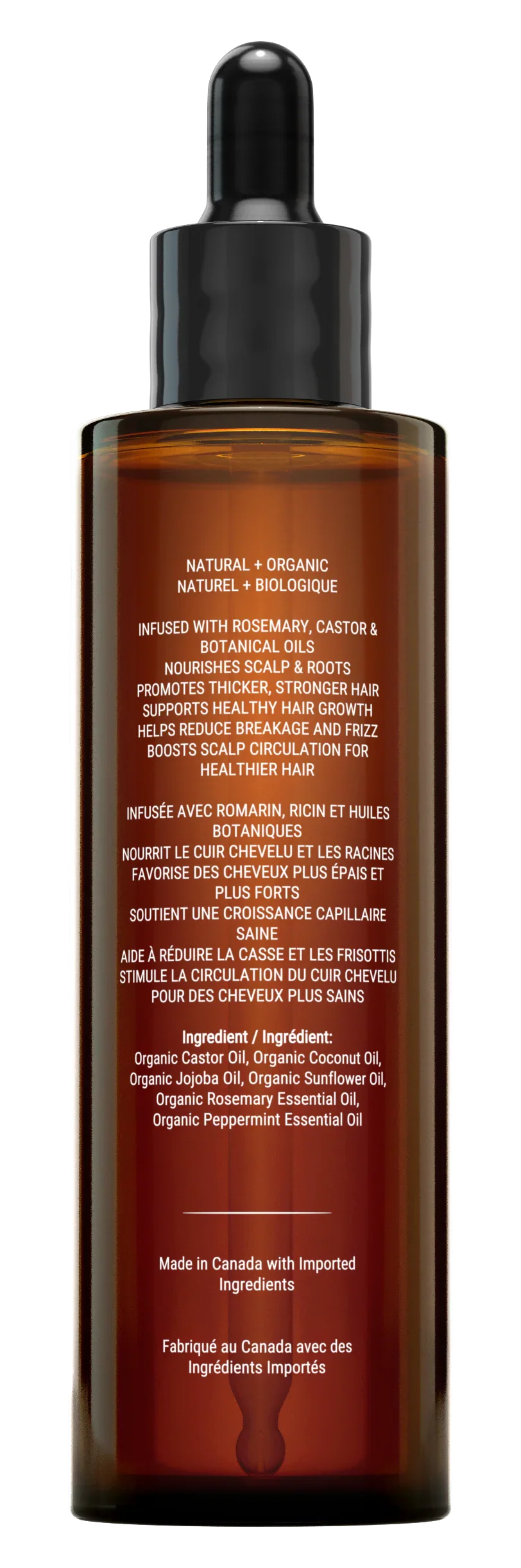 Canadian Grace Rosemary + Castor Hair Oil  - The Ultimate Root Revival For Scalp Activation & Growth Support