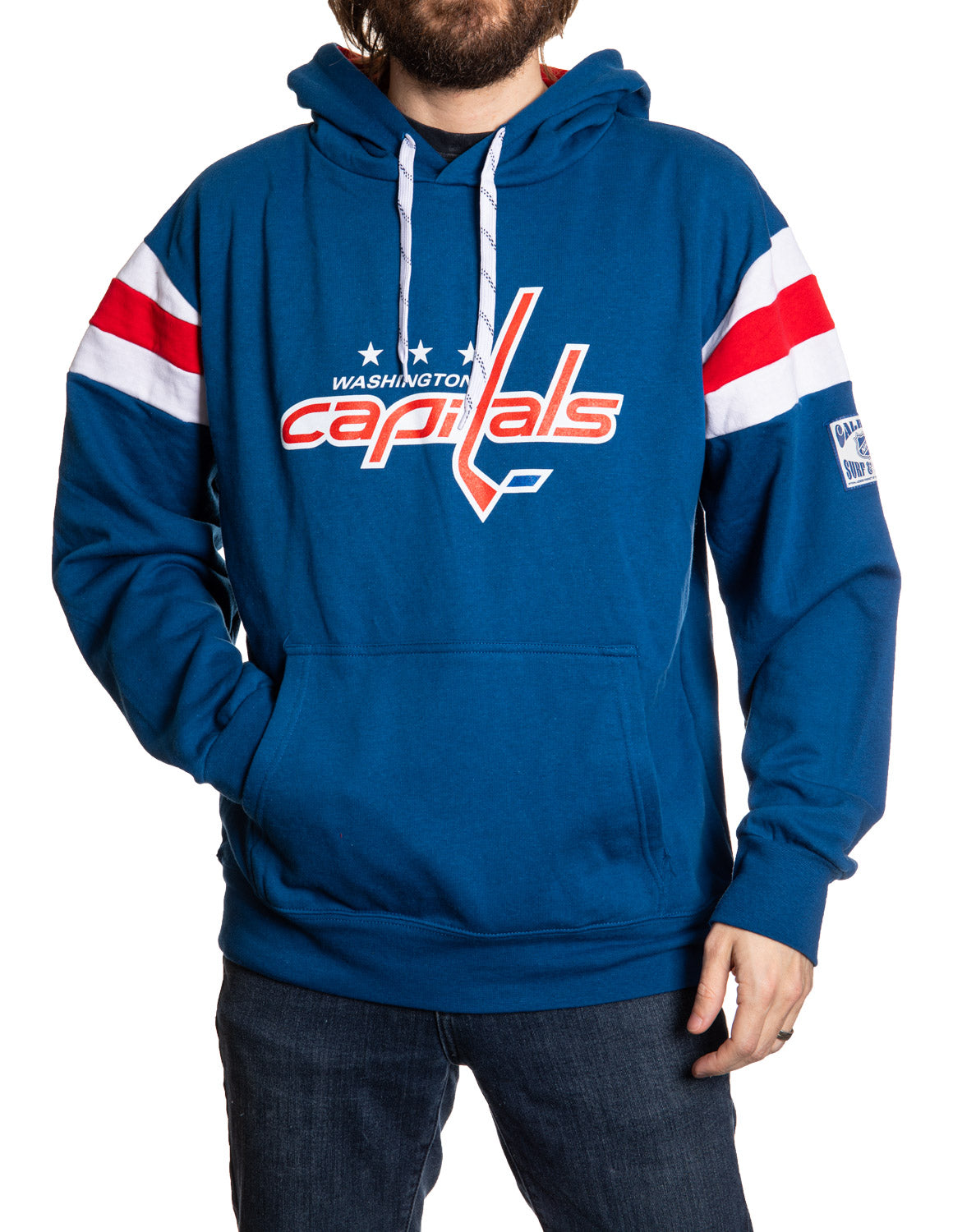 Washington Capitals Varsity Retro Style Hoodie