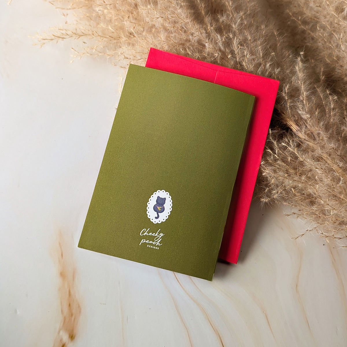 Meowy Holidays Mini Cat Card