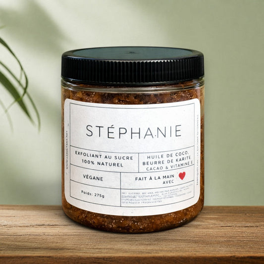 Exfoliant corporel STÉPHANIE chocolat et vanille