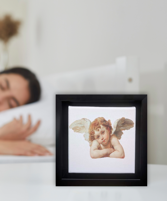 Canvas Print -Set of 4 Framed (Black) Tabletop