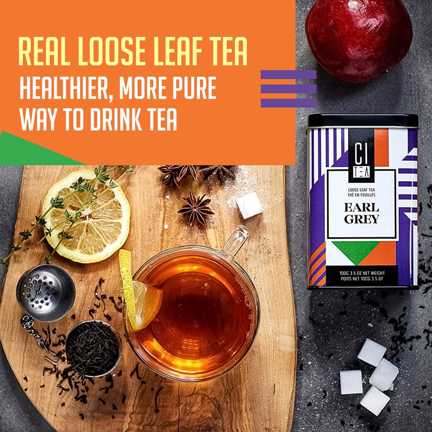 Earl Grey and Orange Pekoe Loose Leaf Black Tea