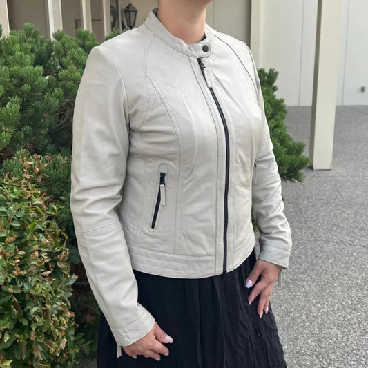 Classic Women's Lamb Leather Jacket