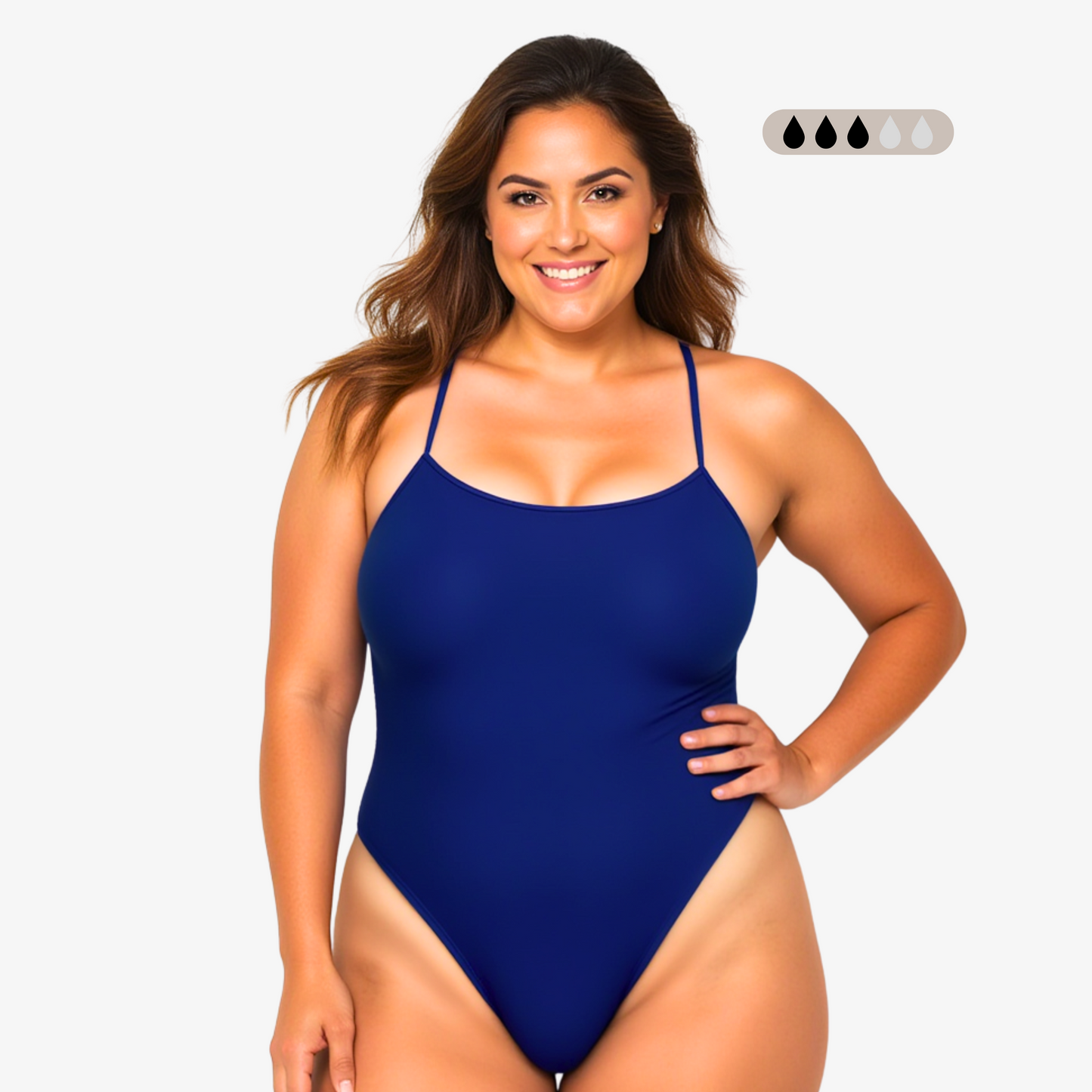 SecureFlo Cobalt Tie-Back Period Swimsuit by Norca