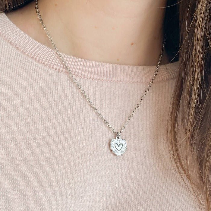 COEUR BOHÈME | Collier en acier inoxydable