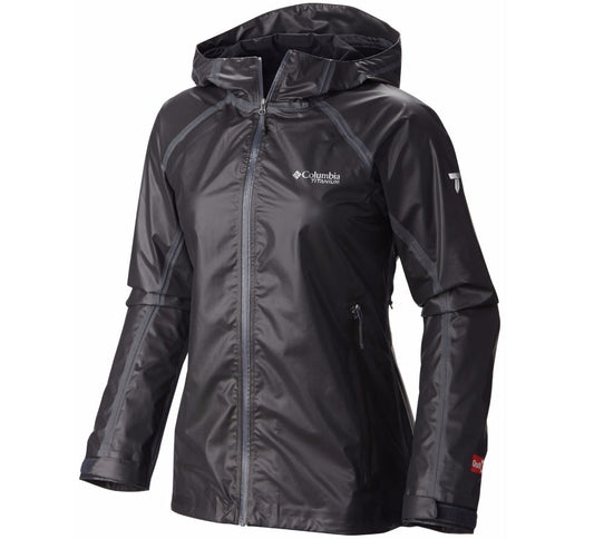 Columbia Women's Titanium Outdry Gold Tech Rain Jackets Size XS
