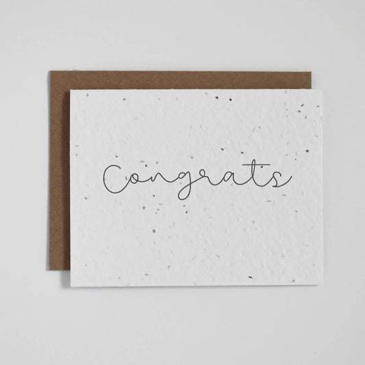 Plantable Greeting Card - Congrats