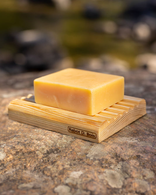 Porte-savon en bois le “D-Lavé”