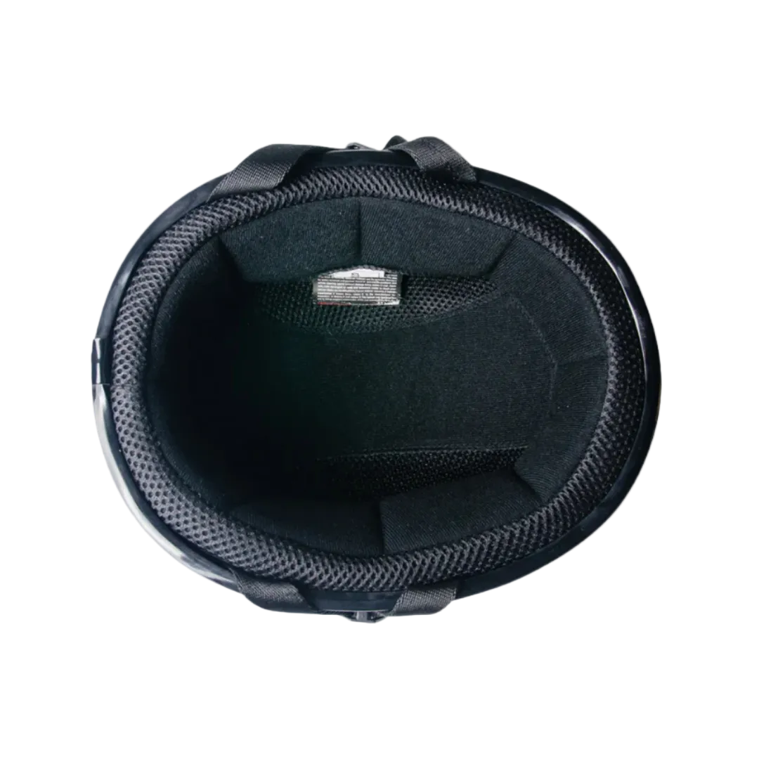 West Coast Leather Beanie Motorcycle Half Helmet