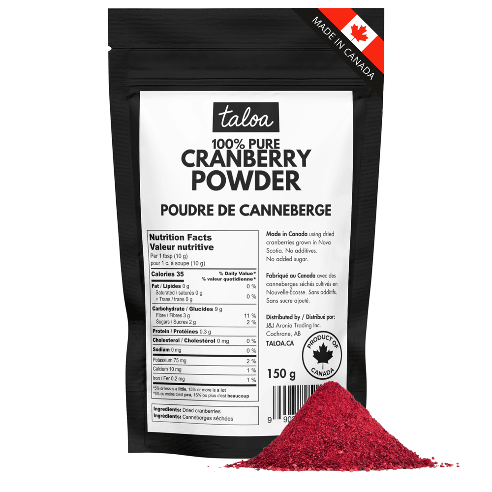 Cranberry Powder 150 g - Made in Canada