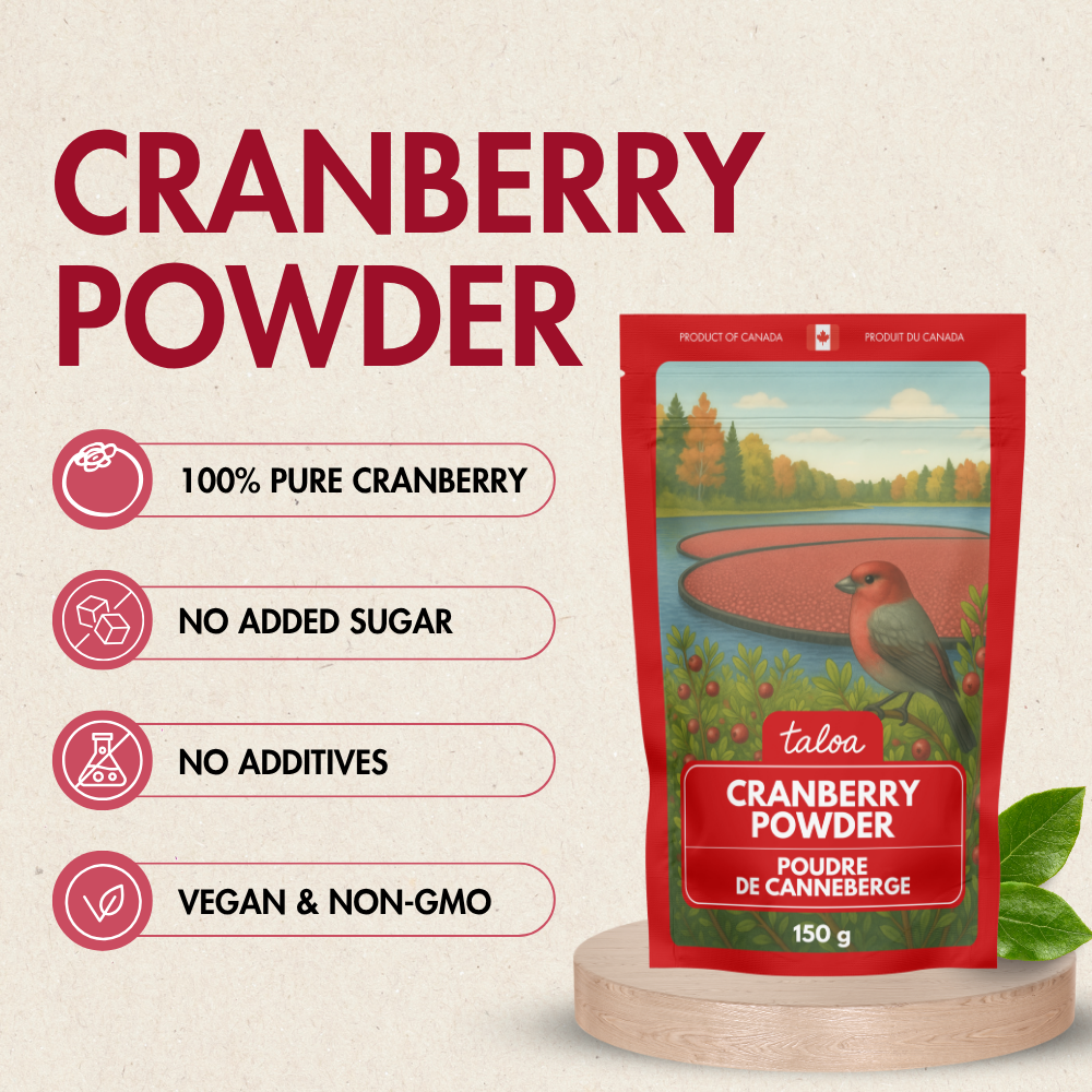 Cranberry Powder 150 g - Made in Canada