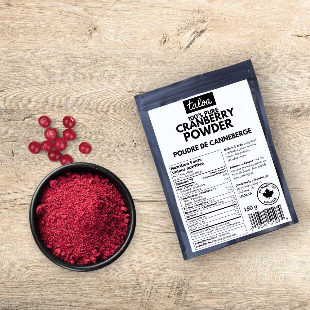 Cranberry Powder 150 g - Made in Canada