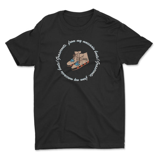 Grassroots From My Moccasin Boots Tee