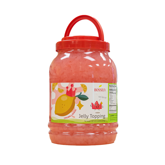 Crown Lemon Coconut Jelly | Multi-Use | Bubble Tea Topping | Ice Cream Topping | Foodservice Canada | Ships Free Within Canada on Orders Above CAD $199