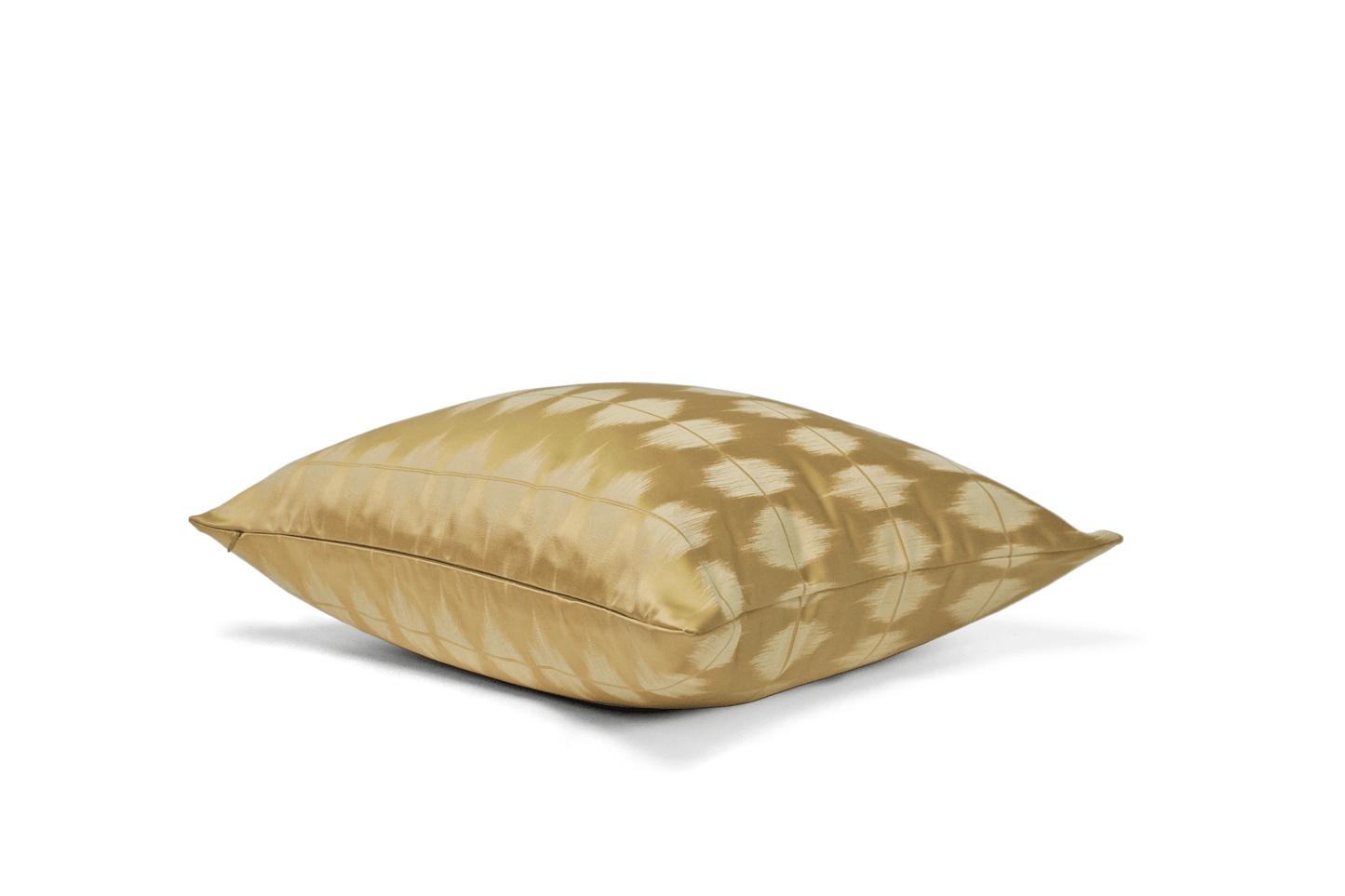 Gold Ikat Cushion Cover