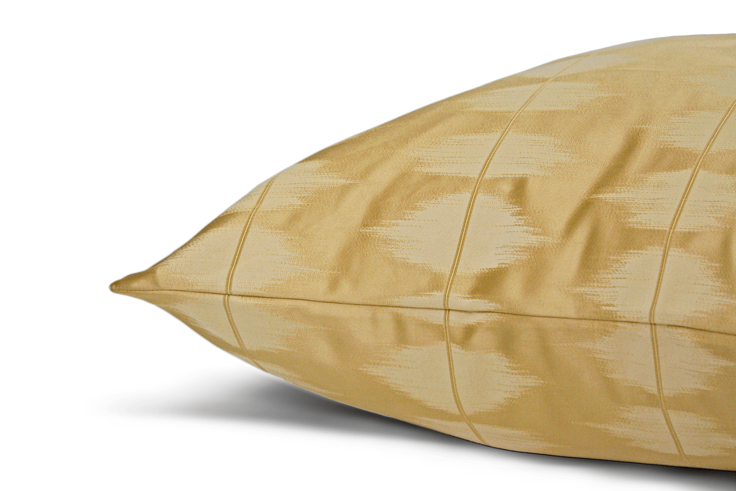 Gold Ikat Cushion Cover