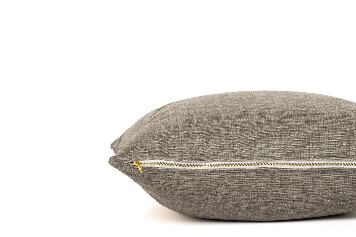 Grey Chenille Cushion Cover