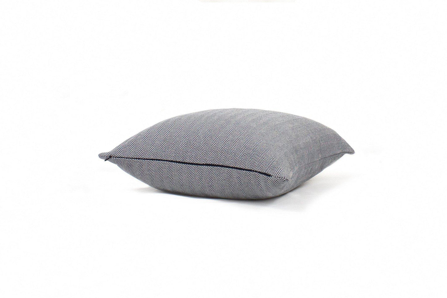 Denim Herringbone Cushion Cover