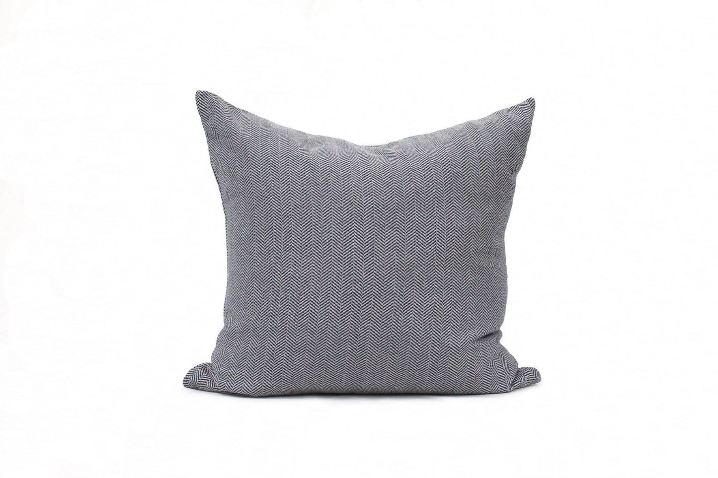 Denim Herringbone Cushion Cover