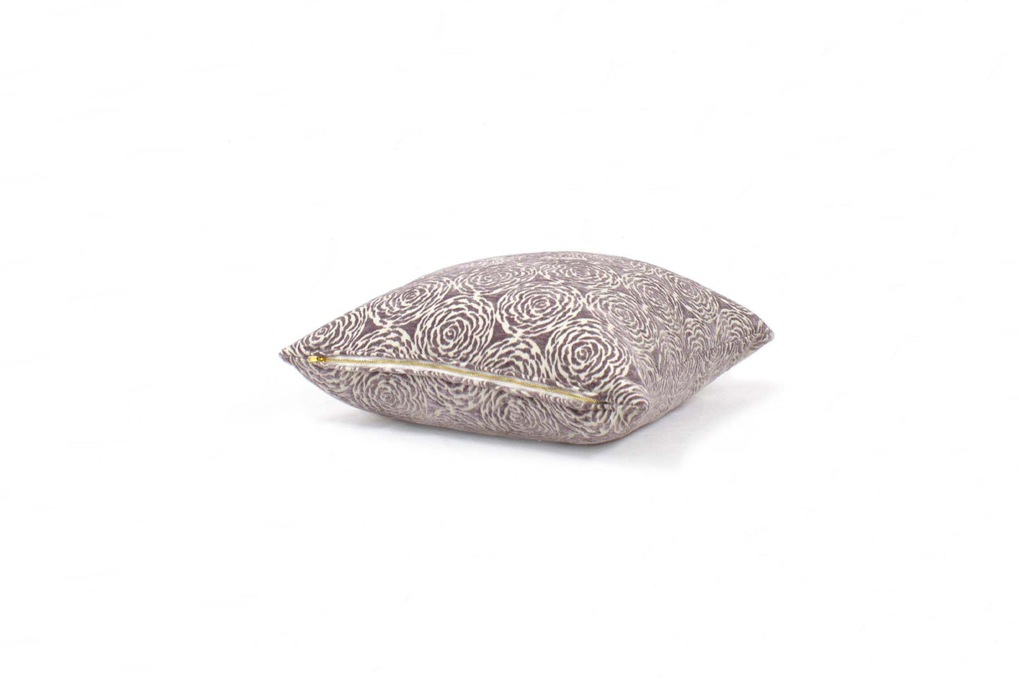 Mauve Floral Cushion Cover