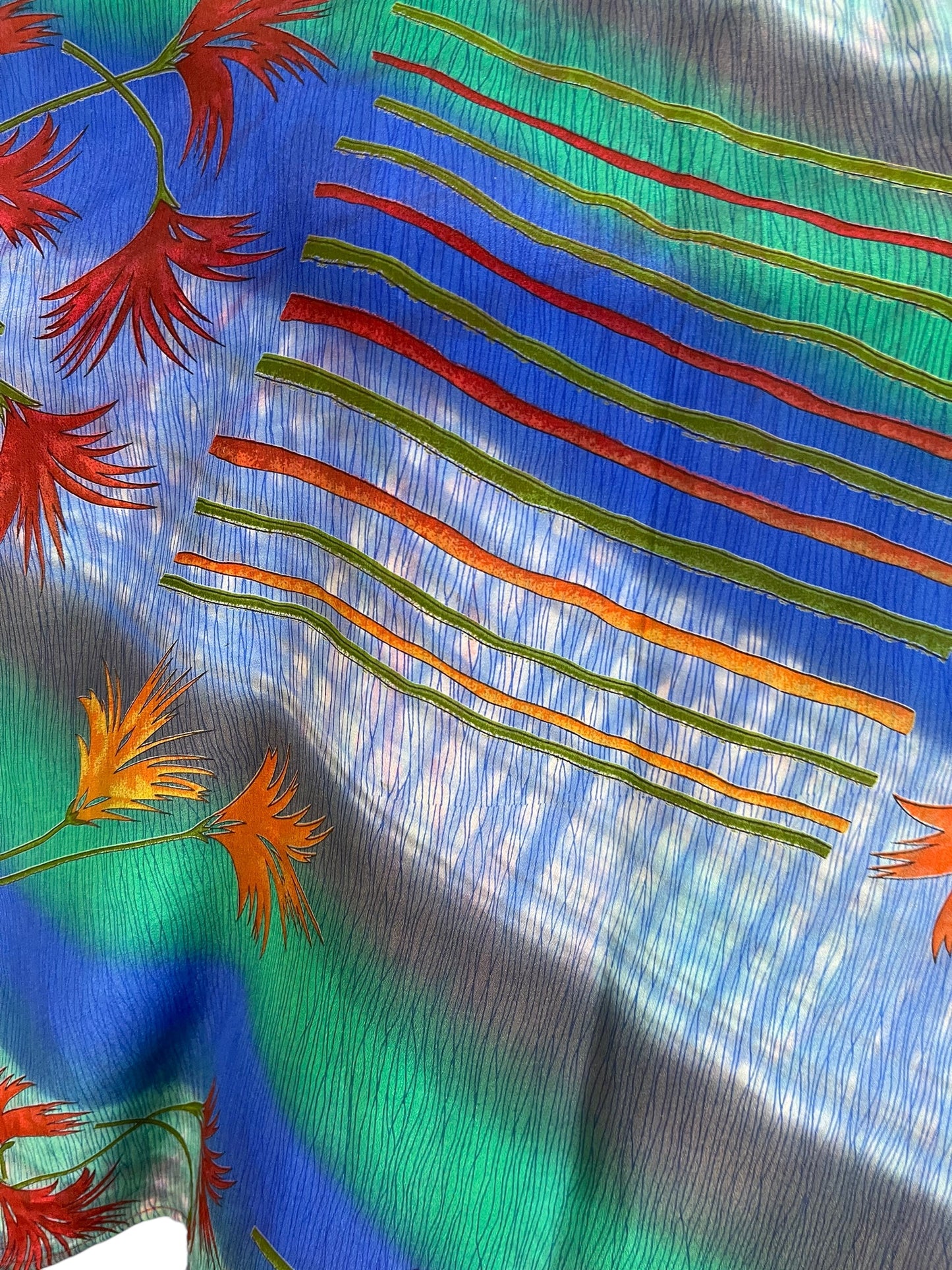 PRC6660 Avatar Pure Silk Side Slit Top