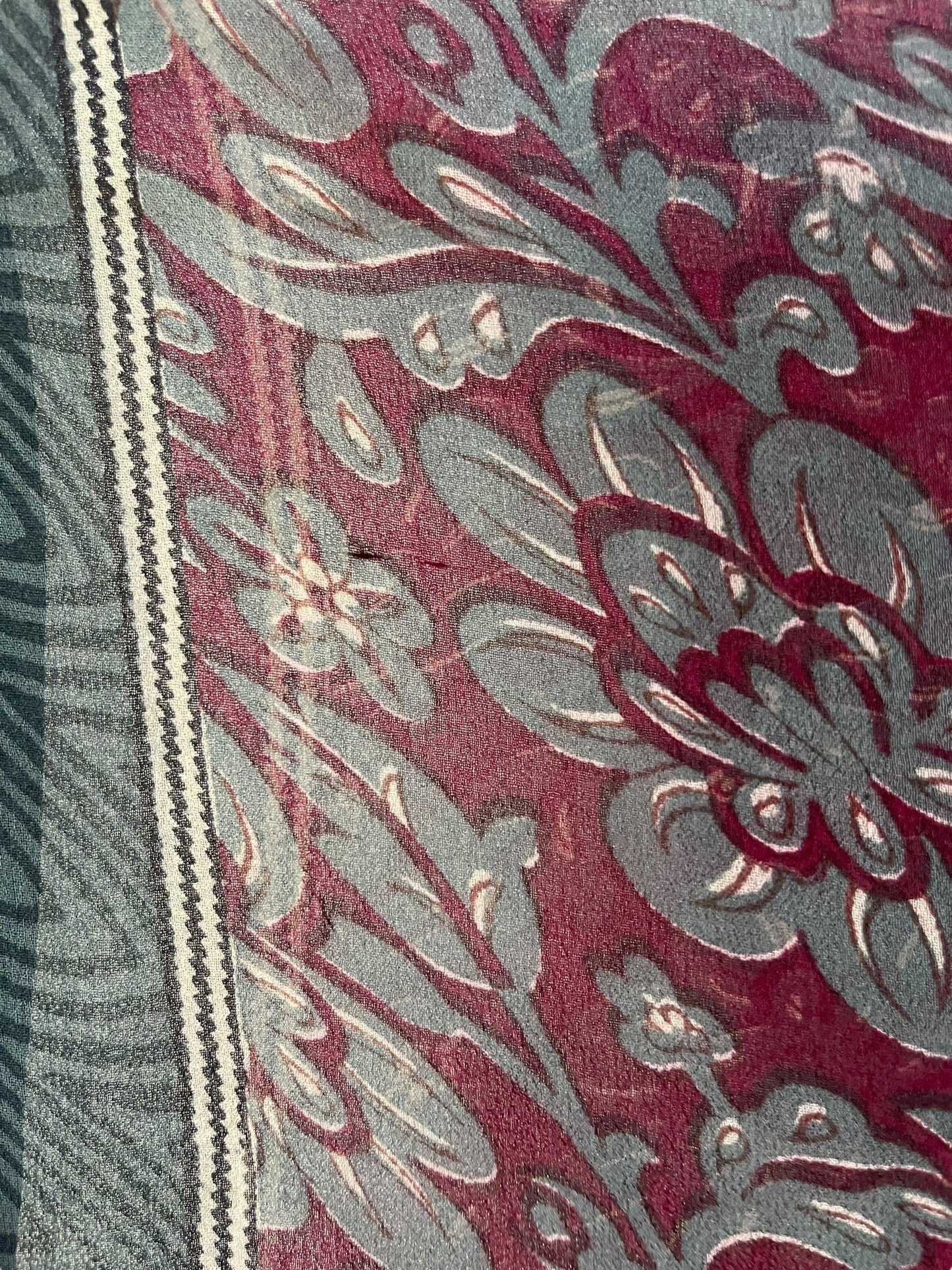 PRG7183 Sheer Avatar Pure Silk Long Tunic with Side Ties