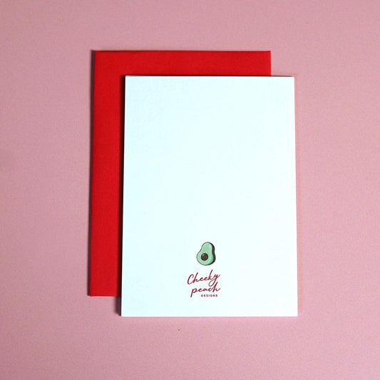Let's Avocuddle Mini Greeting Card