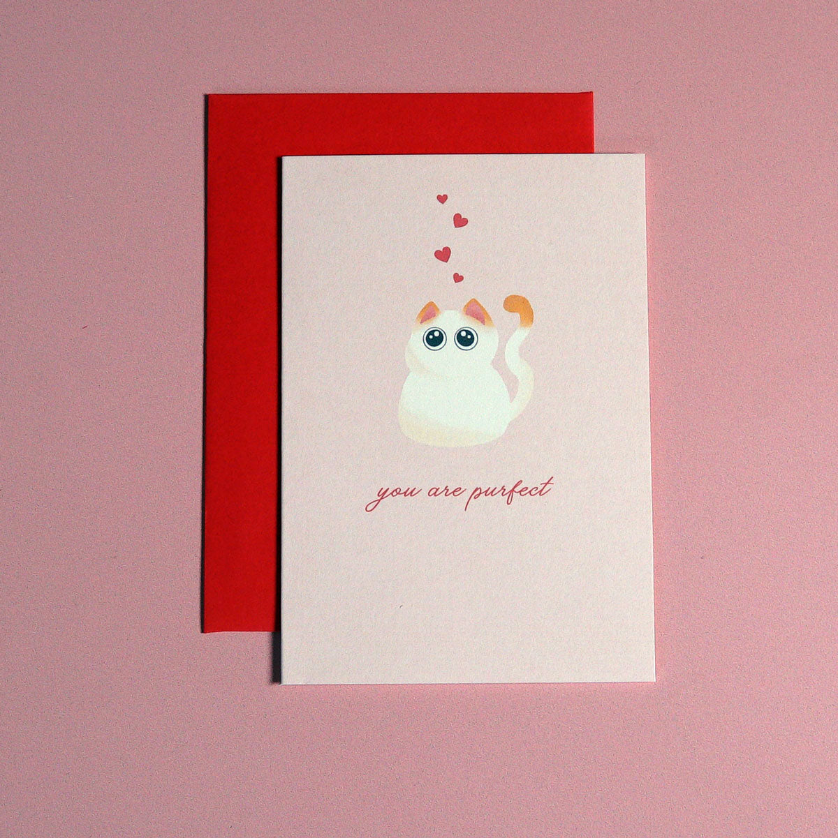 You Are Purfect Mini Greeting Card