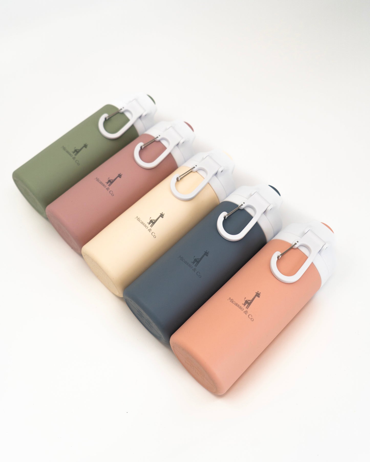 Bouteille d'eau en silicone format 450 ml