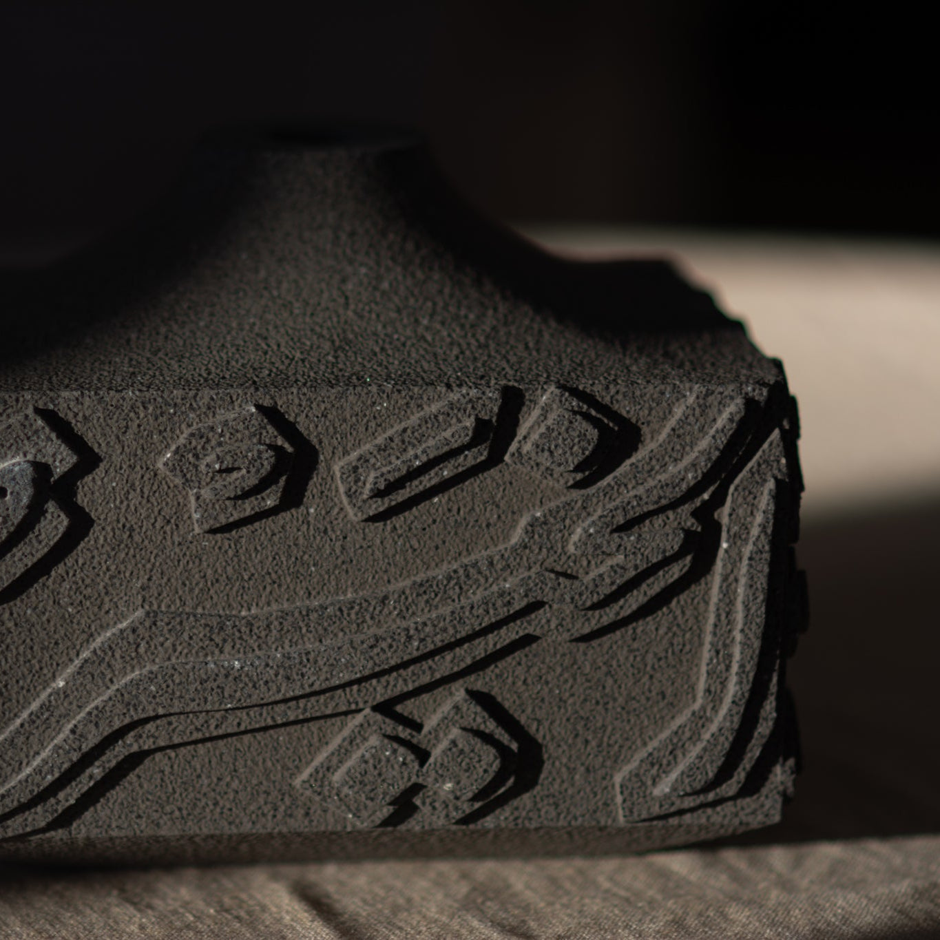 Artisan Calligraphy Base/Candle Holder