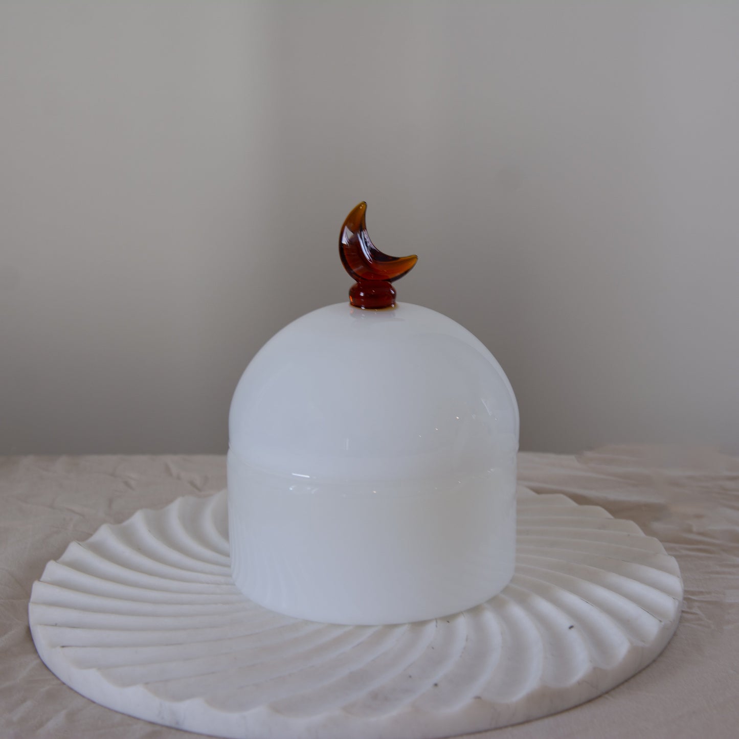 Glass Moon Dome Jar - Fullmoon