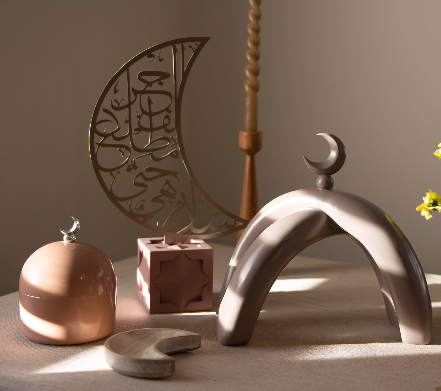 Islamic Geometric Base/Candle Holder - Cube