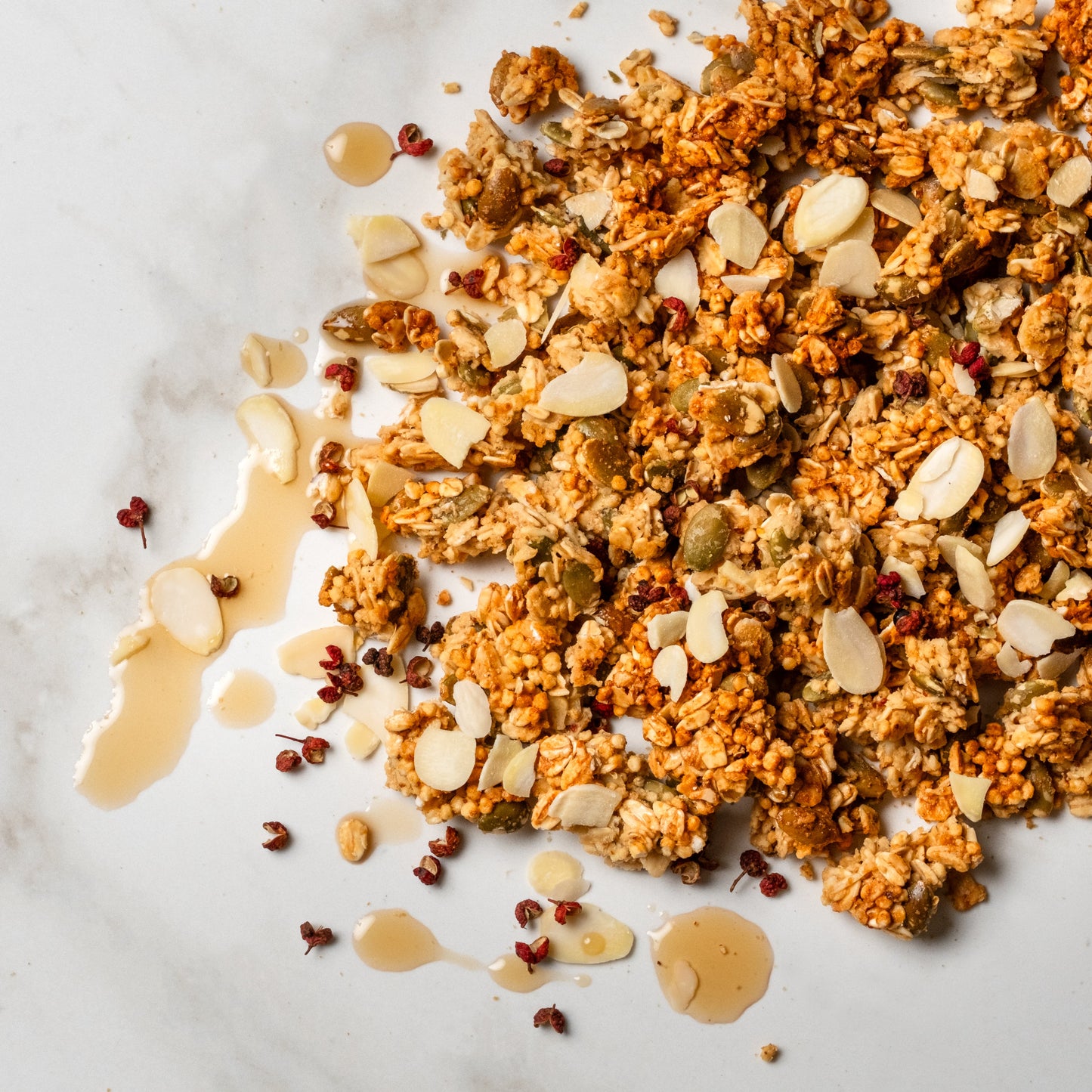 Sichuan Chili Maple | Savoury Granola Bites