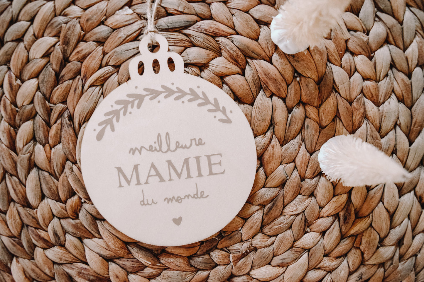 Ornement en bois - Meilleure mamie