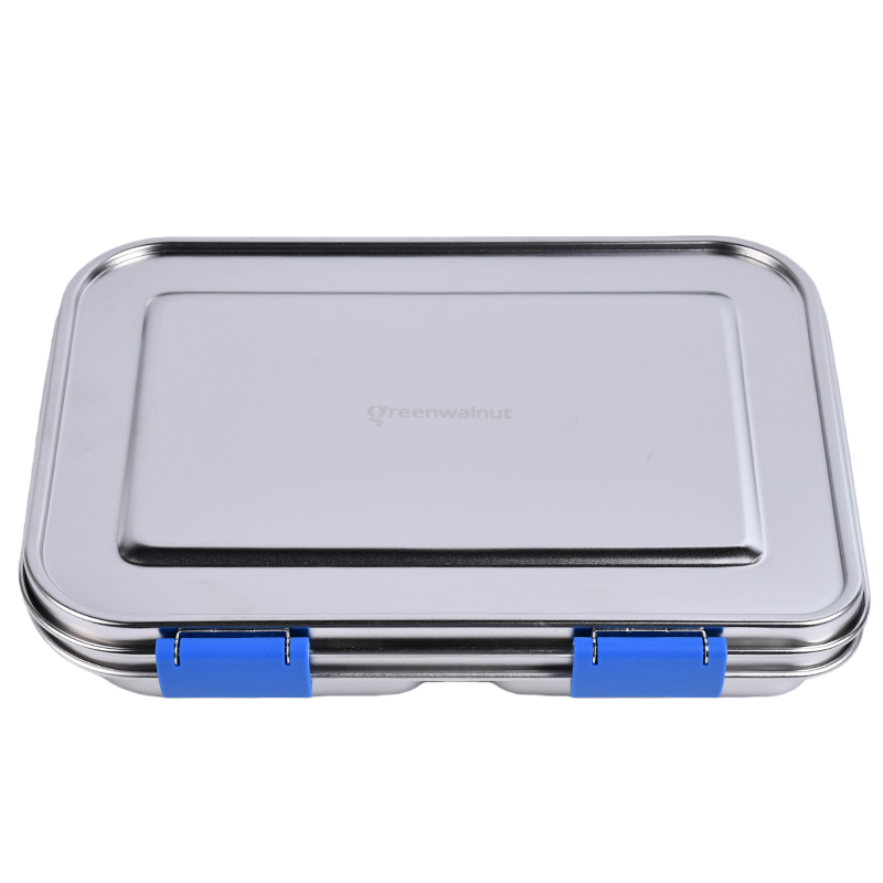 Stainless Steel Leak Proof Lunch Box with Compartments – Bento Style for Kids & Adults