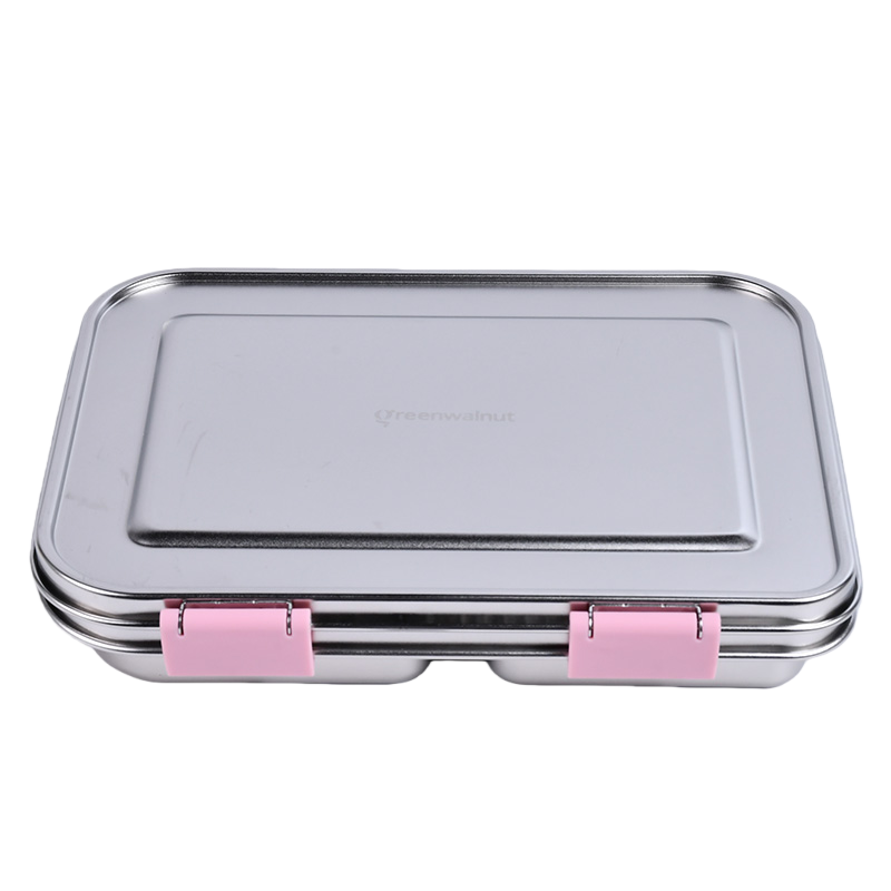 Stainless Steel Leak Proof Lunch Box with Compartments – Bento Style for Kids & Adults