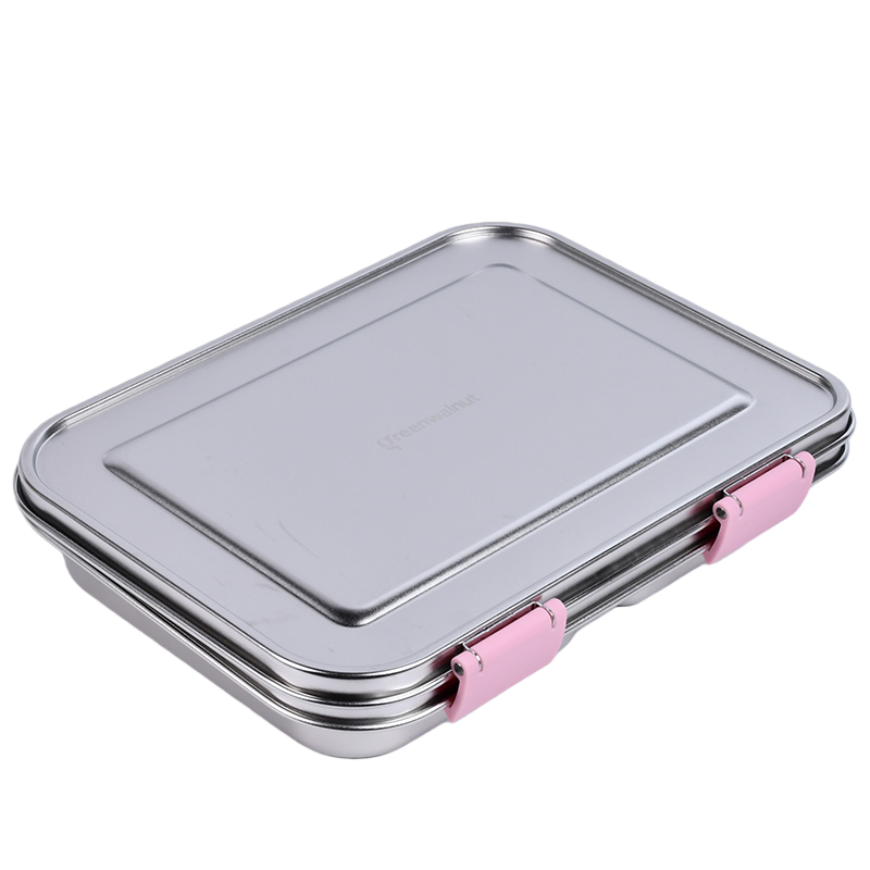 Stainless Steel Leak Proof Lunch Box with Compartments – Bento Style for Kids & Adults