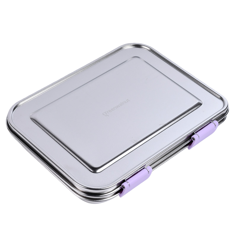 Stainless Steel Leak Proof Lunch Box with Compartments – Bento Style for Kids & Adults