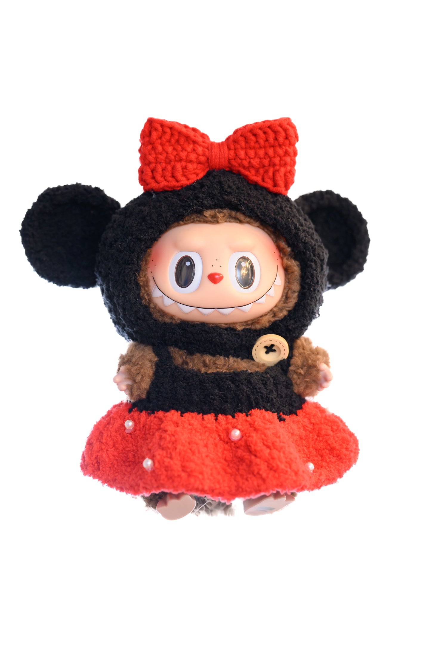 Handmade Labubu Outfit – Mickey Mouse