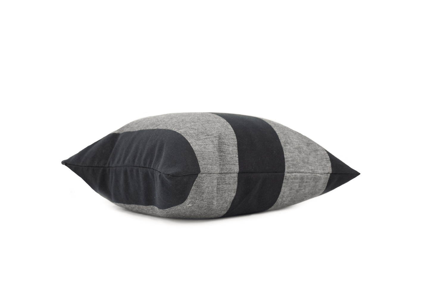 Coal Stripe Cushion Cover