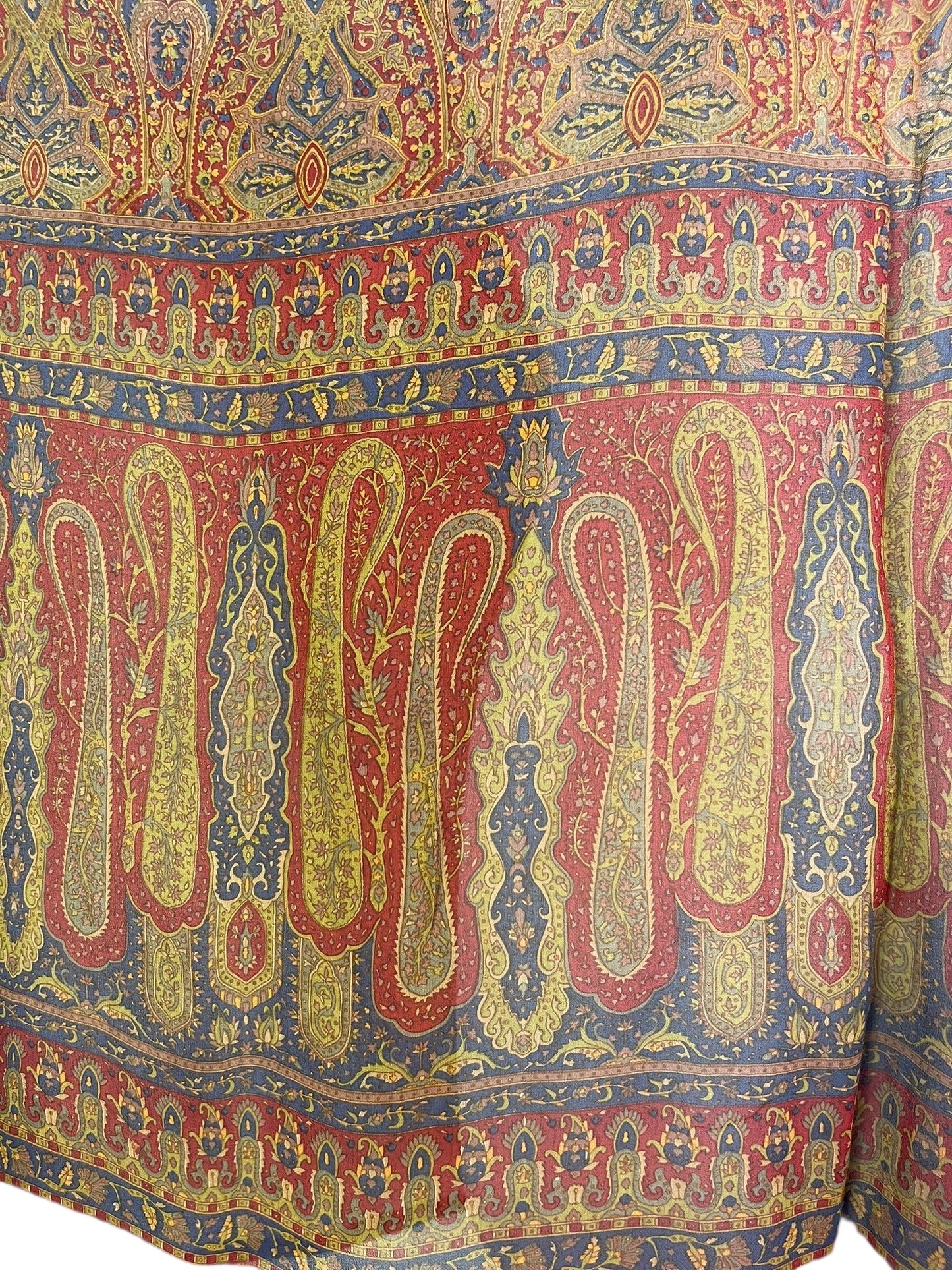 PRG7189 Sheer Avatar Pure Silk Short Kaftan Tunic without Slits