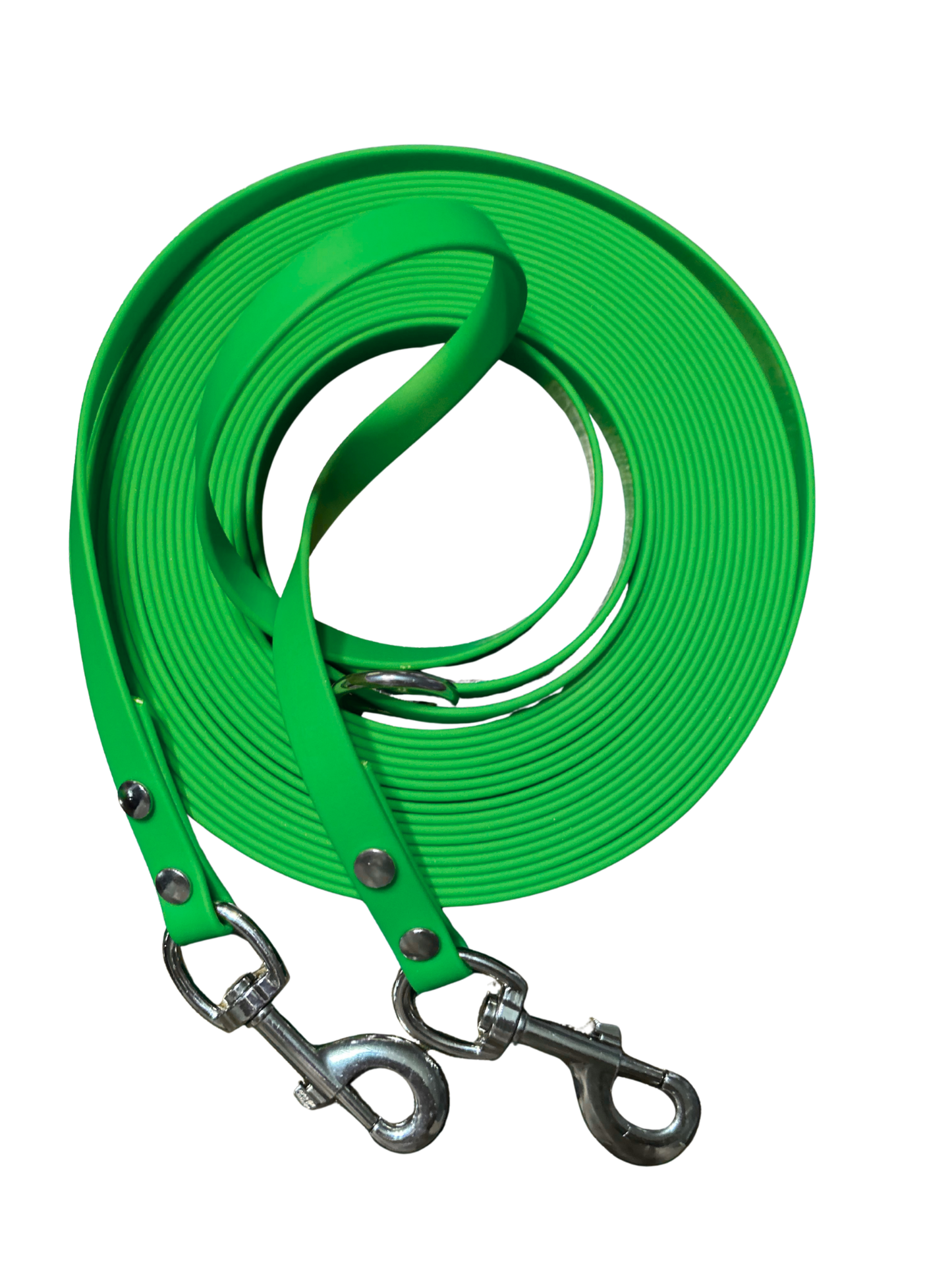 Longe TWO SNAP pour Chien en Biothane – Fait Main au Québec