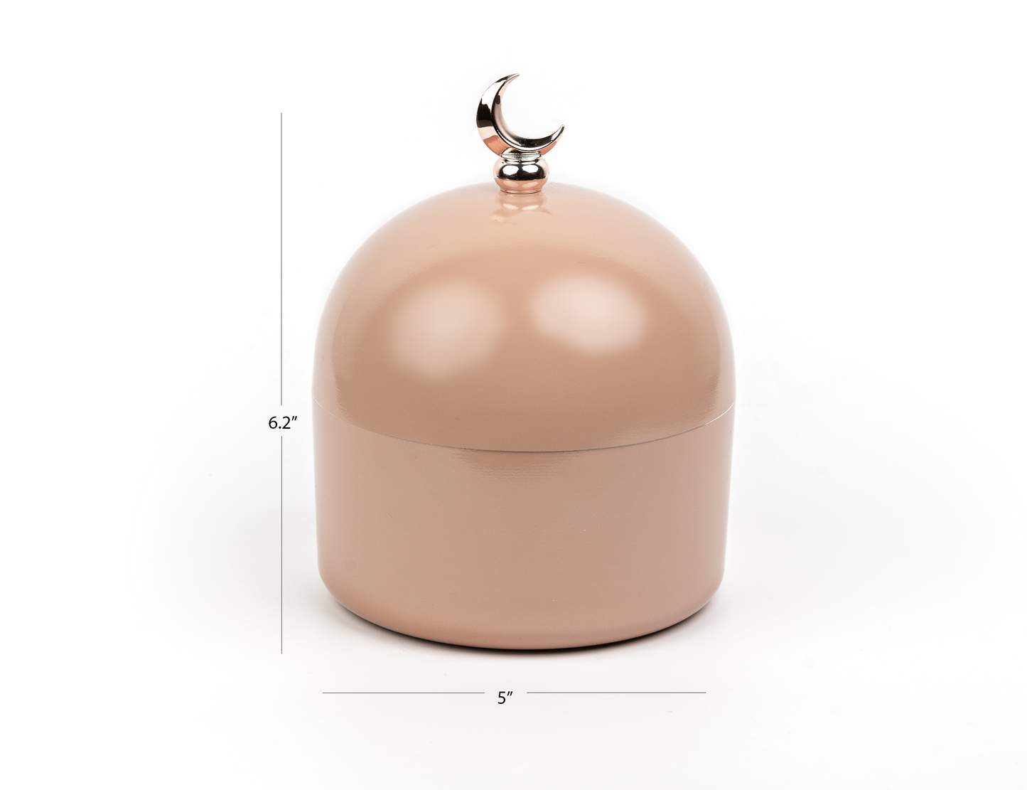 Moon Dome Jar - Terracotta Rose