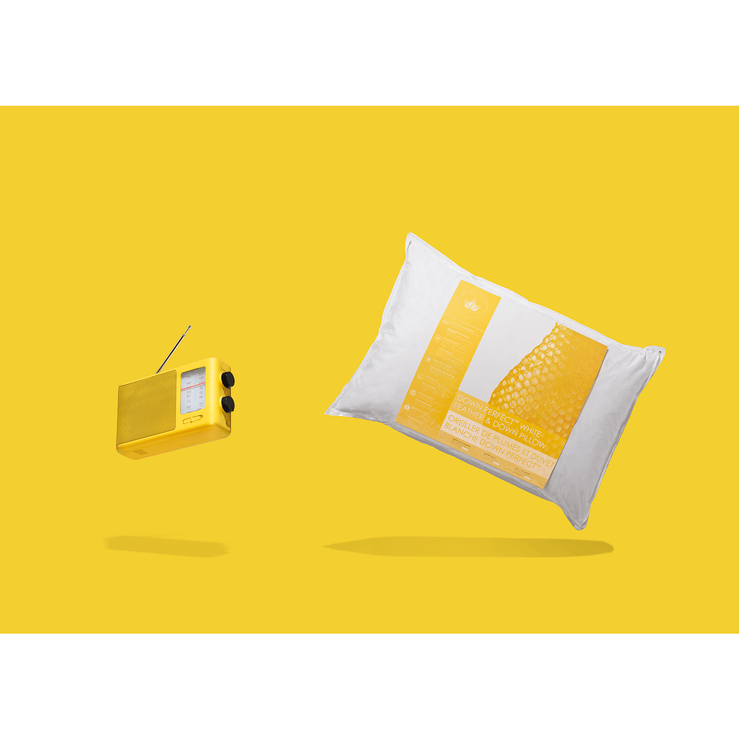 Down Perfect™ White Feather & Down Pillow