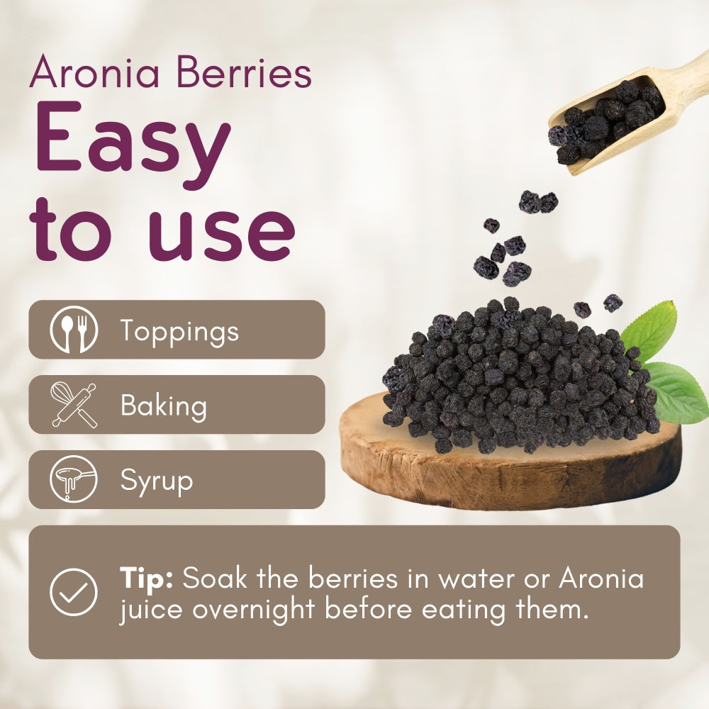 Organic Aronia Berries Dried 7.1 oz (200 g)